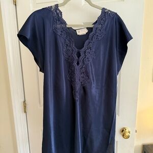 Vintage California Dynasty Blue Gown size Large